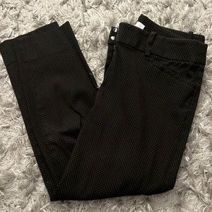Loft Marisa Riviera slim polka dot pants